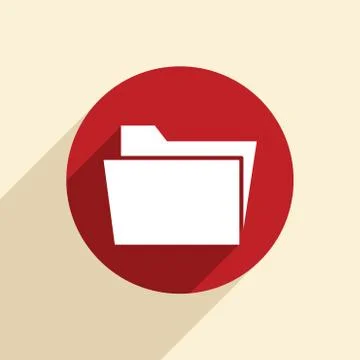 Folder for documents Stock Illustration