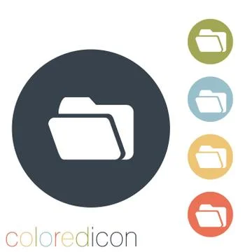 Folder for documents. Stock Illustration