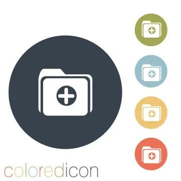 Folder for documents. Stock Illustration