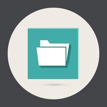 Folder for documents. Illustrazione stock