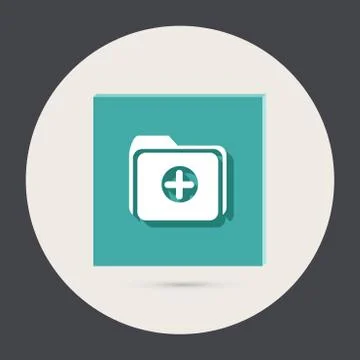 Folder for documents. 库存插图