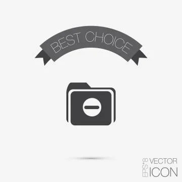 Folder for documents. Illustrazione stock