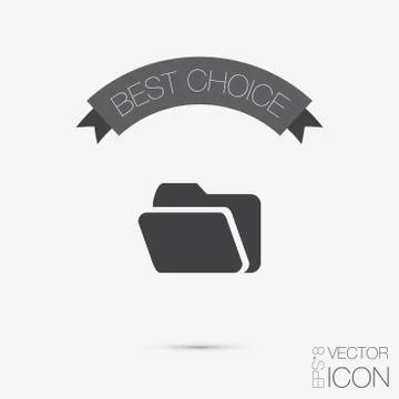 Folder for documents. Illustrazione stock