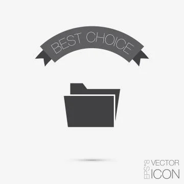 Folder for documents. Stock Illustration