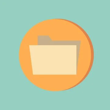 Folder for documents. Stock Illustration