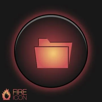 Folder for documents. Illustrazione stock