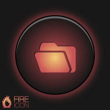 Folder for documents. Illustrazione stock