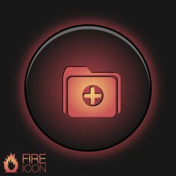 Folder for documents. Stock Illustration