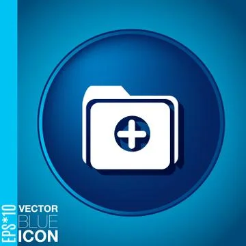 Folder for documents. Illustrazione stock