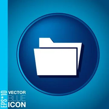 Folder for documents. Illustrazione stock