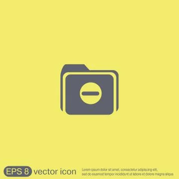 Folder for documents. Illustrazione stock