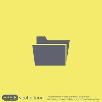 Folder for documents. Stock Illustration