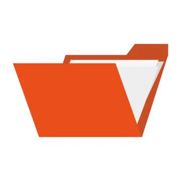 Folder with documents 스톡 일러스트