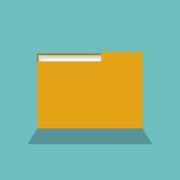 Folder documents isolated icon Stock Illustration