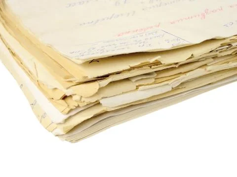 Folder with the documents isolated Stock Photos