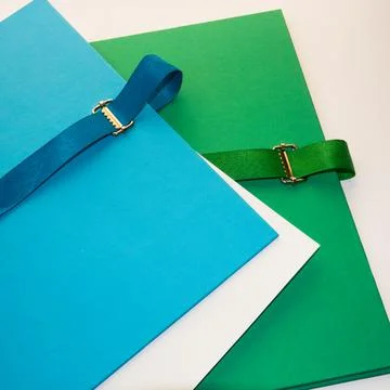 Folder for documents Stockfoto's