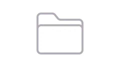 A folder featuring two arrows directed to the left, symbolizing file moveme.. 動画素材 334834173
