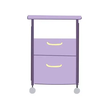 Folder file cabinet cartoon vector illustration Stock-Illustration