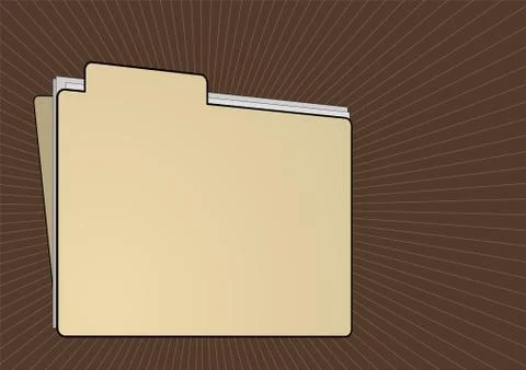 Folder file Stock Illustration