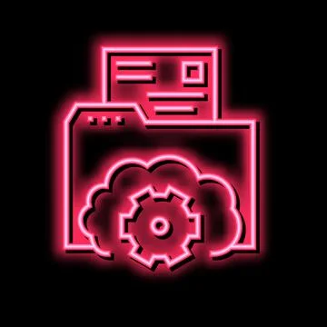 Folder file storage work color icon vector illustration Stock Illustration