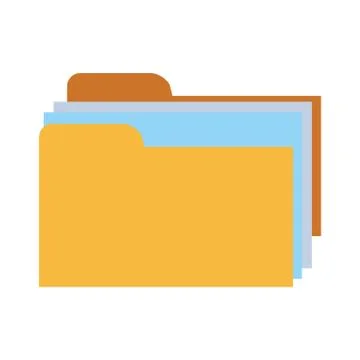 Folder file symbol 库存插图