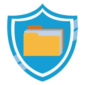 Folder file symbol Illustrazione stock