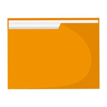 Folder file symbol isolated 库存插图
