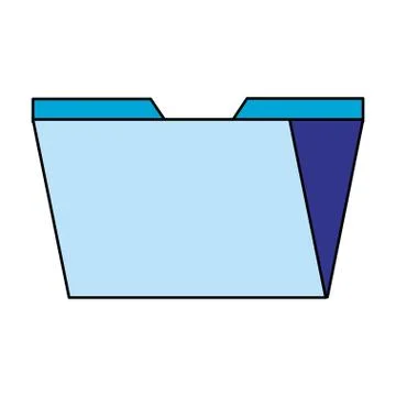 Folder file on white background イラスト素材