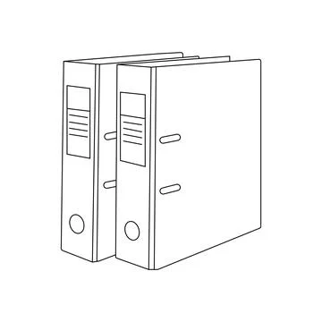 Folder files icon Illustrazione stock