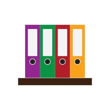 Folder files icon Illustrazione stock