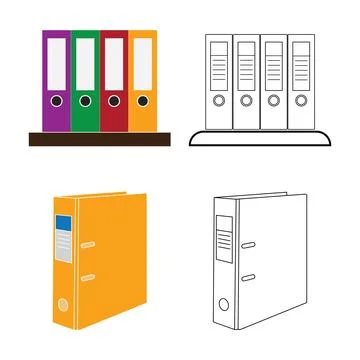 Folder files icon Stock Illustration