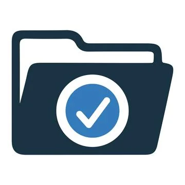 Folder, files icon / vector graphics Stock Illustration
