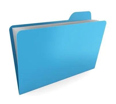 Folder with files Stock Illustration