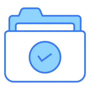 Folder Finance Related Vector Line Icon. Editable Stroke Pixel Perfect. イラスト素材