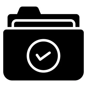 Folder Finance Related Vector Line Icon. Editable Stroke Pixel Perfect. イラスト素材