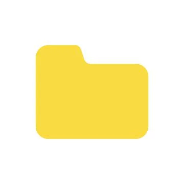 Folder flat color ui icon Stock Illustration