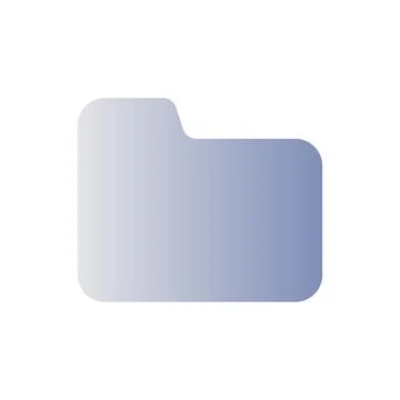 Folder flat gradient color ui icon 스톡 일러스트