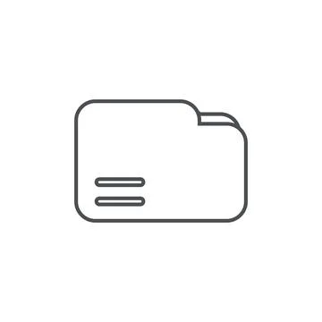 Folder flat icon Stockillustratie