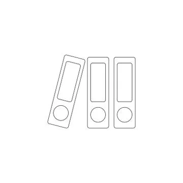 Folder. flat vector icon 스톡 일러스트