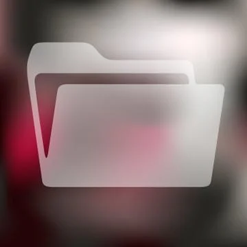 Folder icon on blurred background 스톡 일러스트