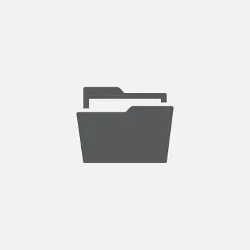 Folder icon design Stock Illustration