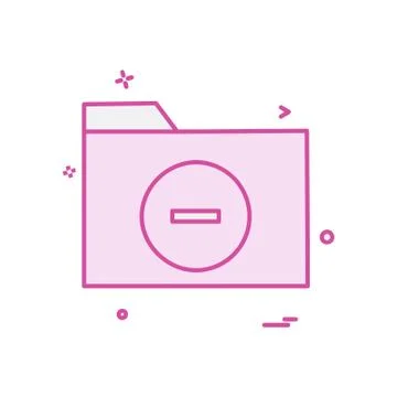 Folder icon design vector 스톡 일러스트