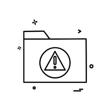 Folder icon design vector イラスト素材