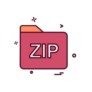 Folder icon design vector Illustrazione stock