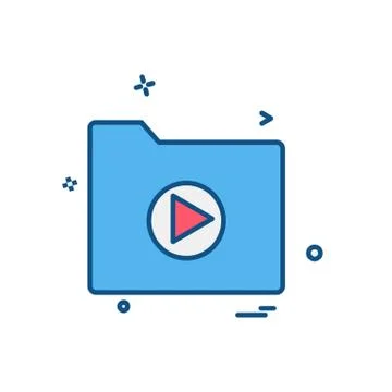 Folder icon design vector イラスト素材