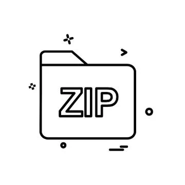 Folder icon design vector Illustrazione stock