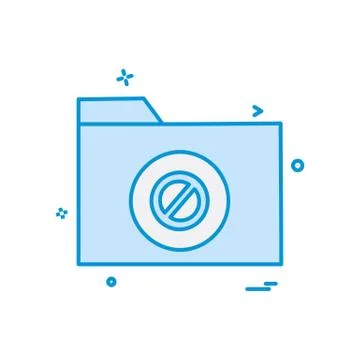 Folder icon design vector イラスト素材