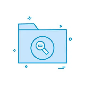 Folder icon design vector Stock Illustration