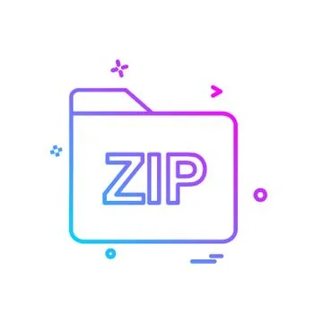 Folder icon design vector Stock Illustration