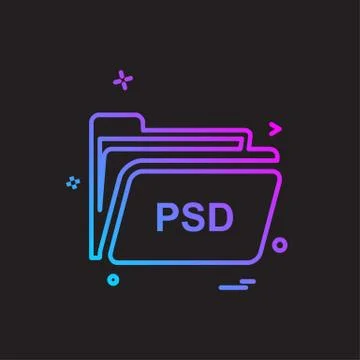Folder icon design vector Stock Illustration